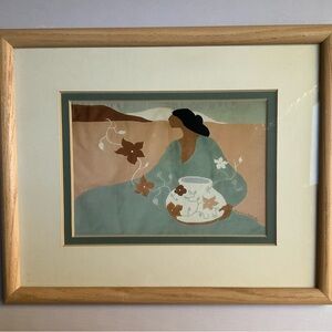 Vintage Jacqueline Rochester Summer Squash Blossom Framed Print
